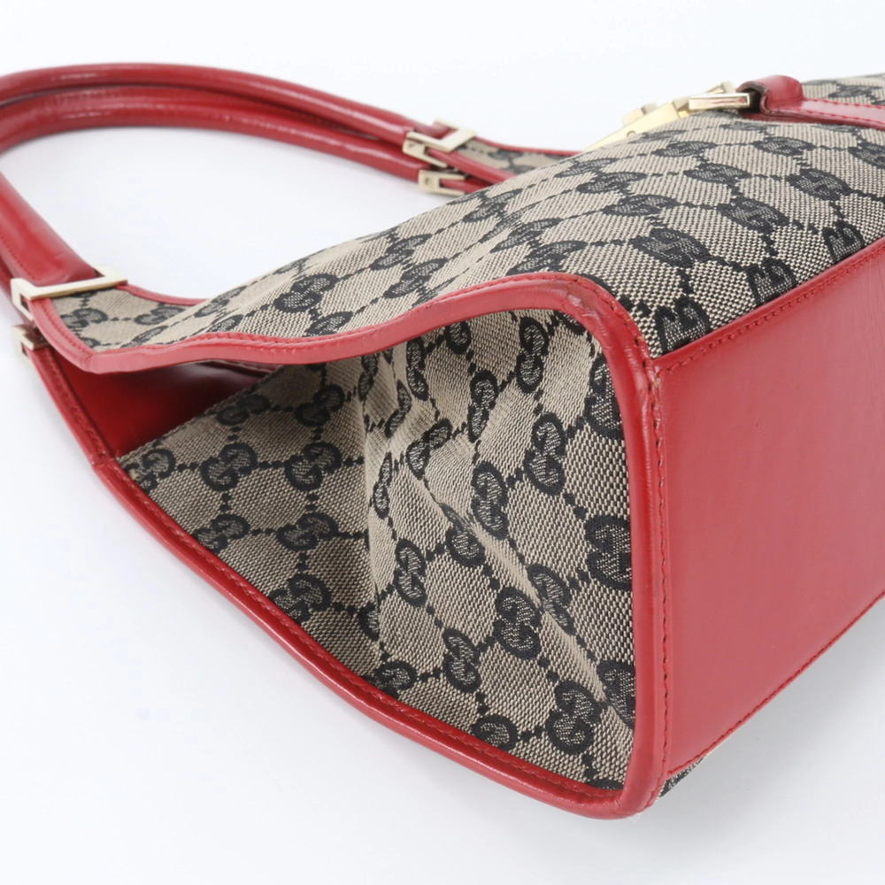 GUCCI Cream Leather Jackie Tote Bag - Picture 6 of 11